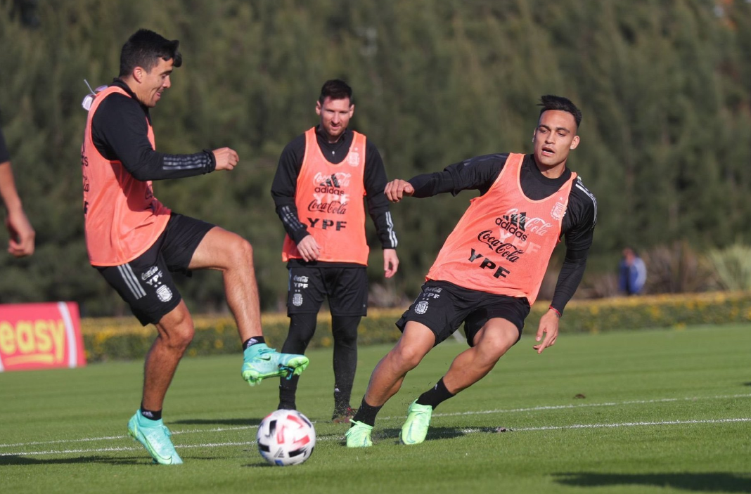 阿根廷球队接受特训备战国际比赛